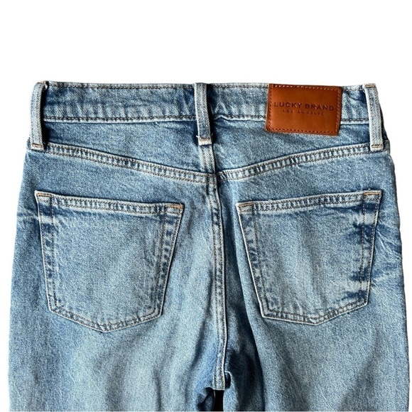 Lucky Brand 90s Loose High Rise Straight Button Fly Retro Jeans, Size 0 / 25 - Picture 5 of 13